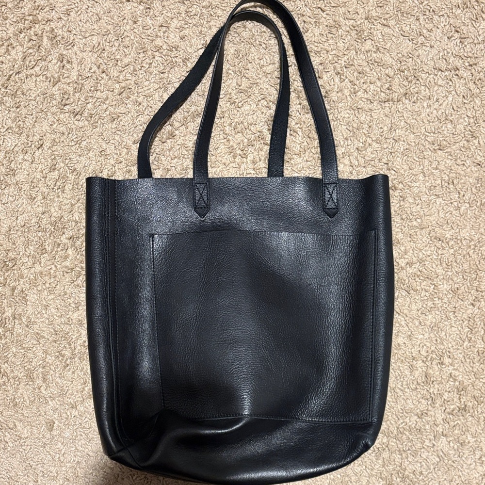 Madewell  Black Leather Satchel